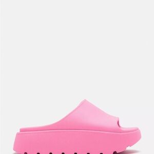 Zara Pink Platform Mules